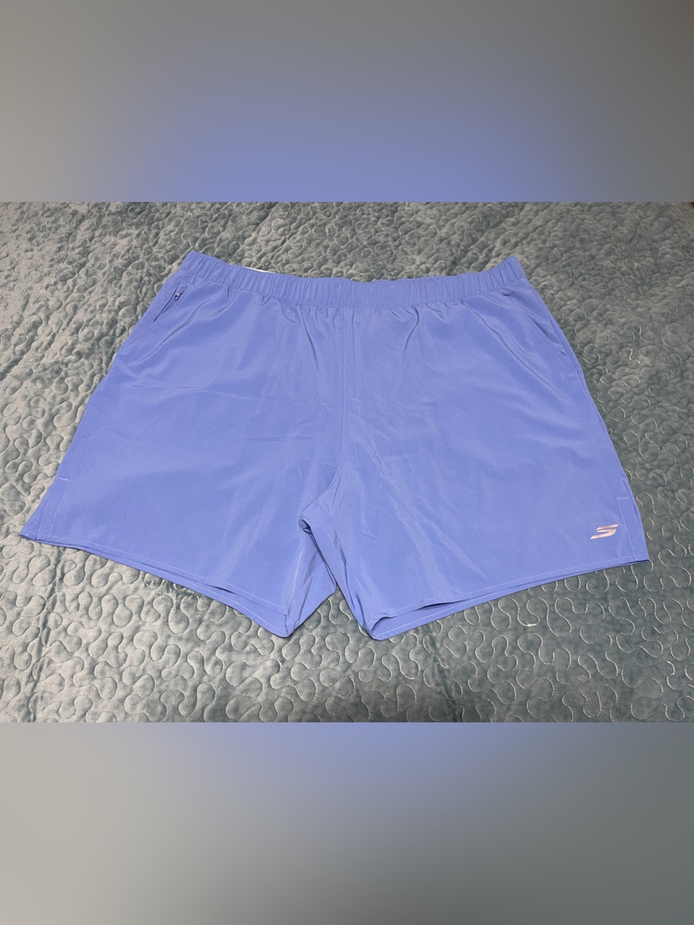 NWT Skechers Men’s Performance Shorts XXL Activewear Blue Athletic Lightweight